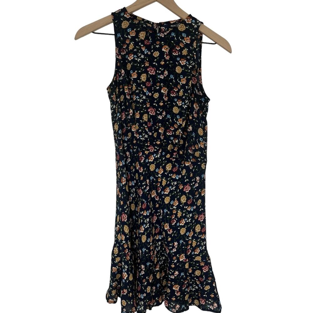 J. CREW MERCANTILE Floral Print Sleeveless Dress SZ 2